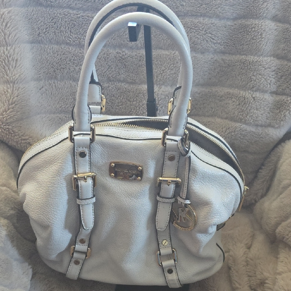 Michael Kors Satchel with Gold Accents